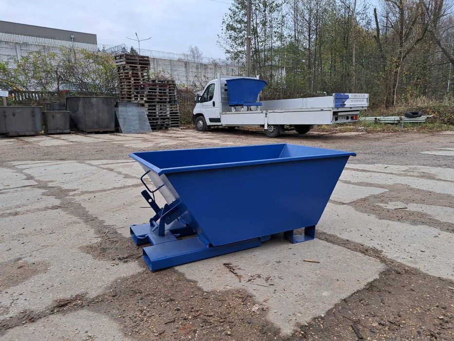 Nowy, przechylny kontener do wózków widłowych, PMUC mini 300 L