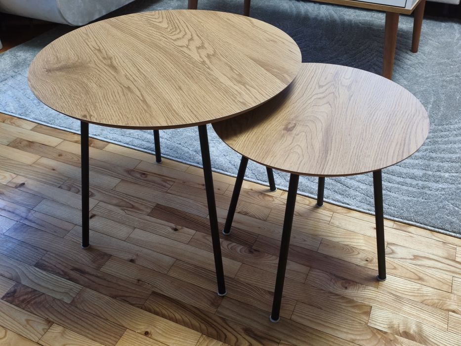 Dwa stoliki nowe 40 i 55cm