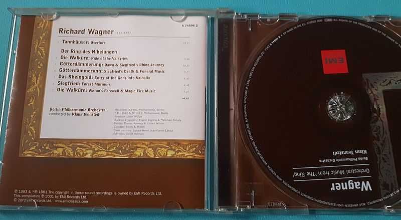 CD Wagner Orchestral Music from The Ring wyd. EMI Klaus Tennstedt