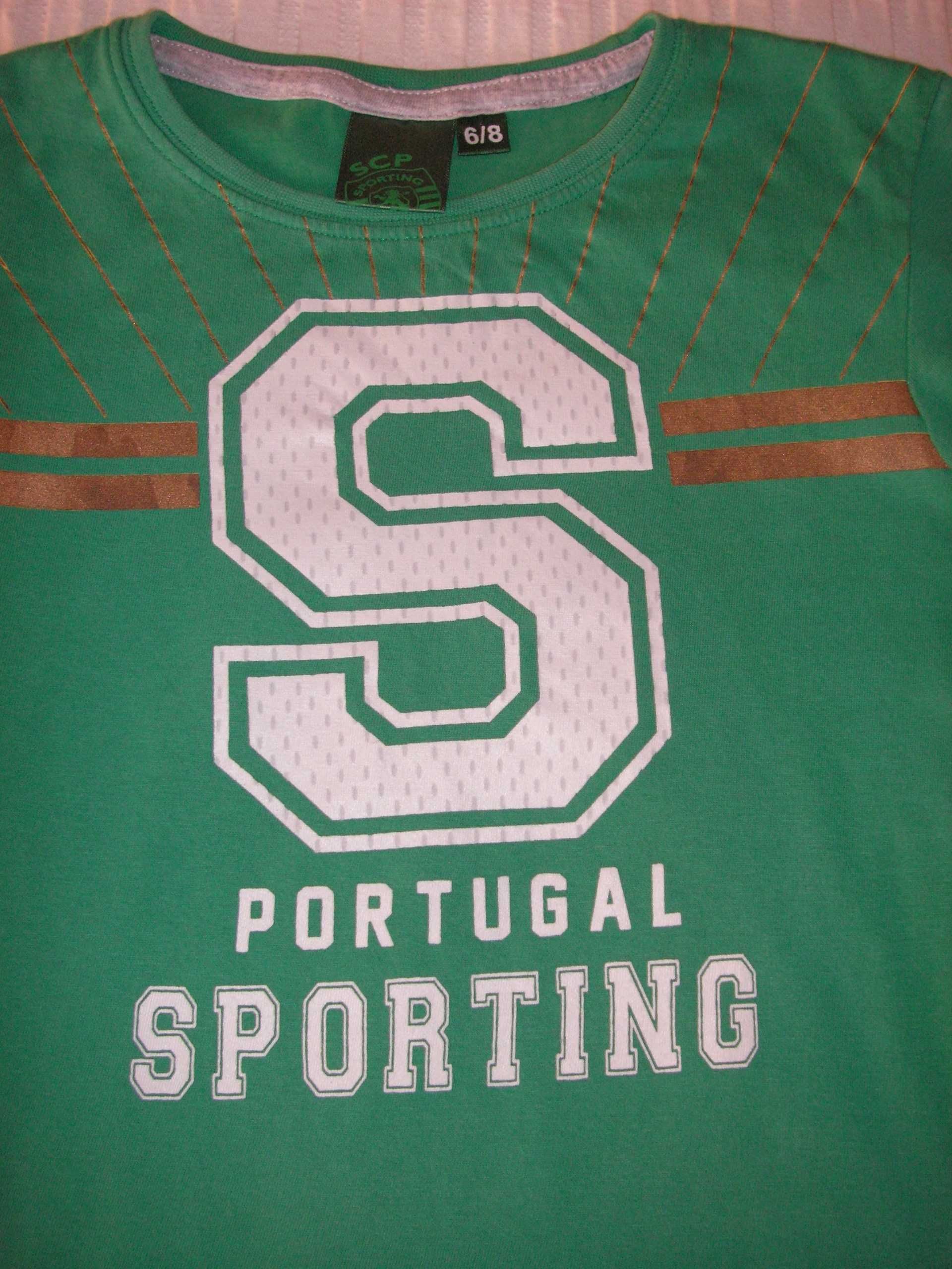 T Shirt Sporting T6/8 Anos ( Oficial )