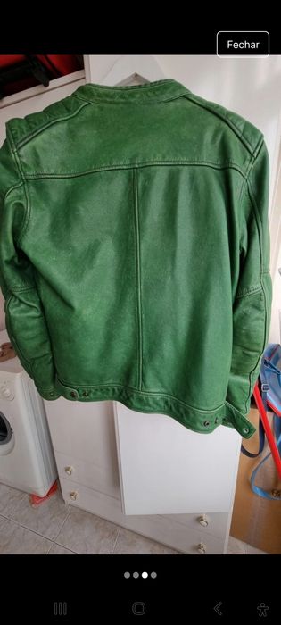 Casaco de pele para mota Holyfreedom