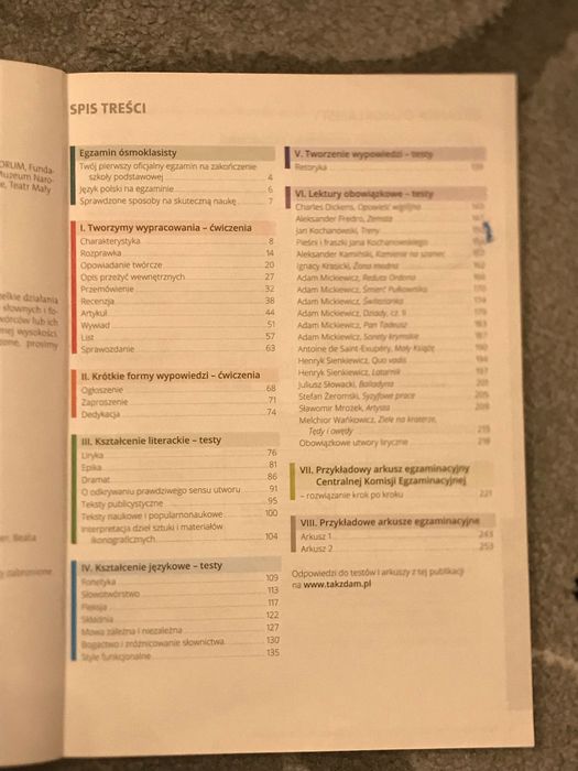 Tak, zdam! Egzamin ósmoklasisty, język polski (repetytorium)