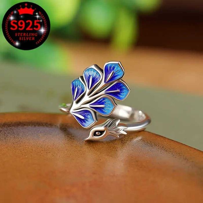 Кільце зі срібла  925 проби Павлiн