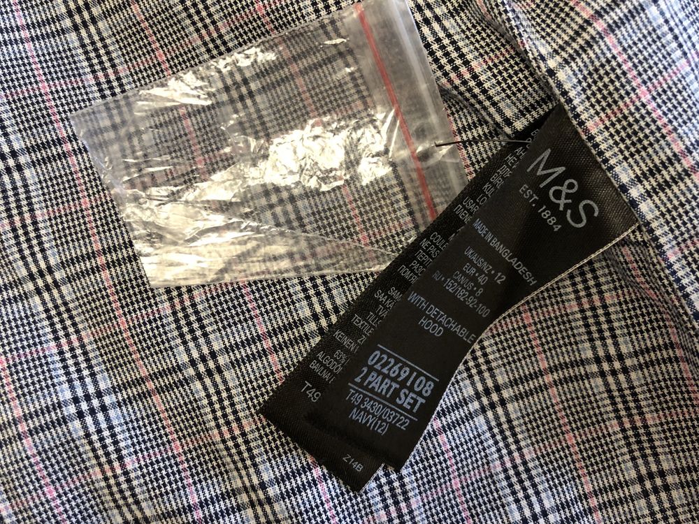 Мужской плащ куртка мужская M&S Mark Spencer