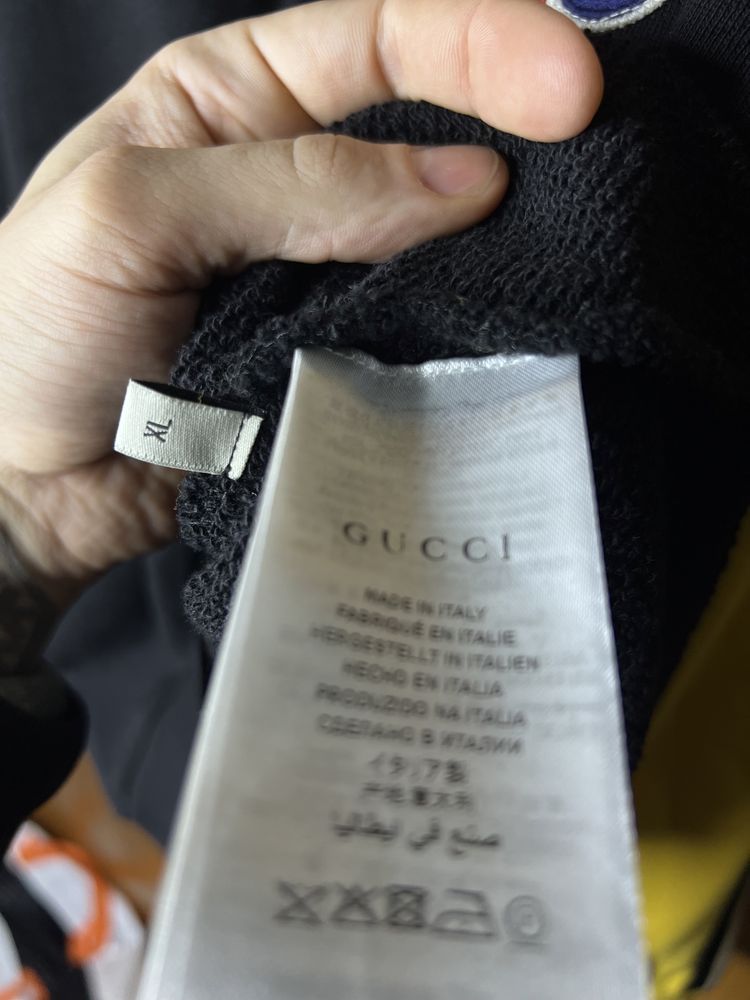 Свитшот олимпийка кофта Gucci оригинал размер XL