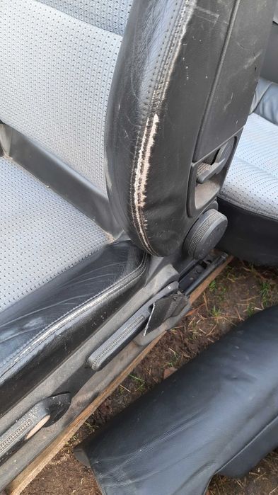 komplet półskórzanych foteli fotele półskóra vectra c sedan