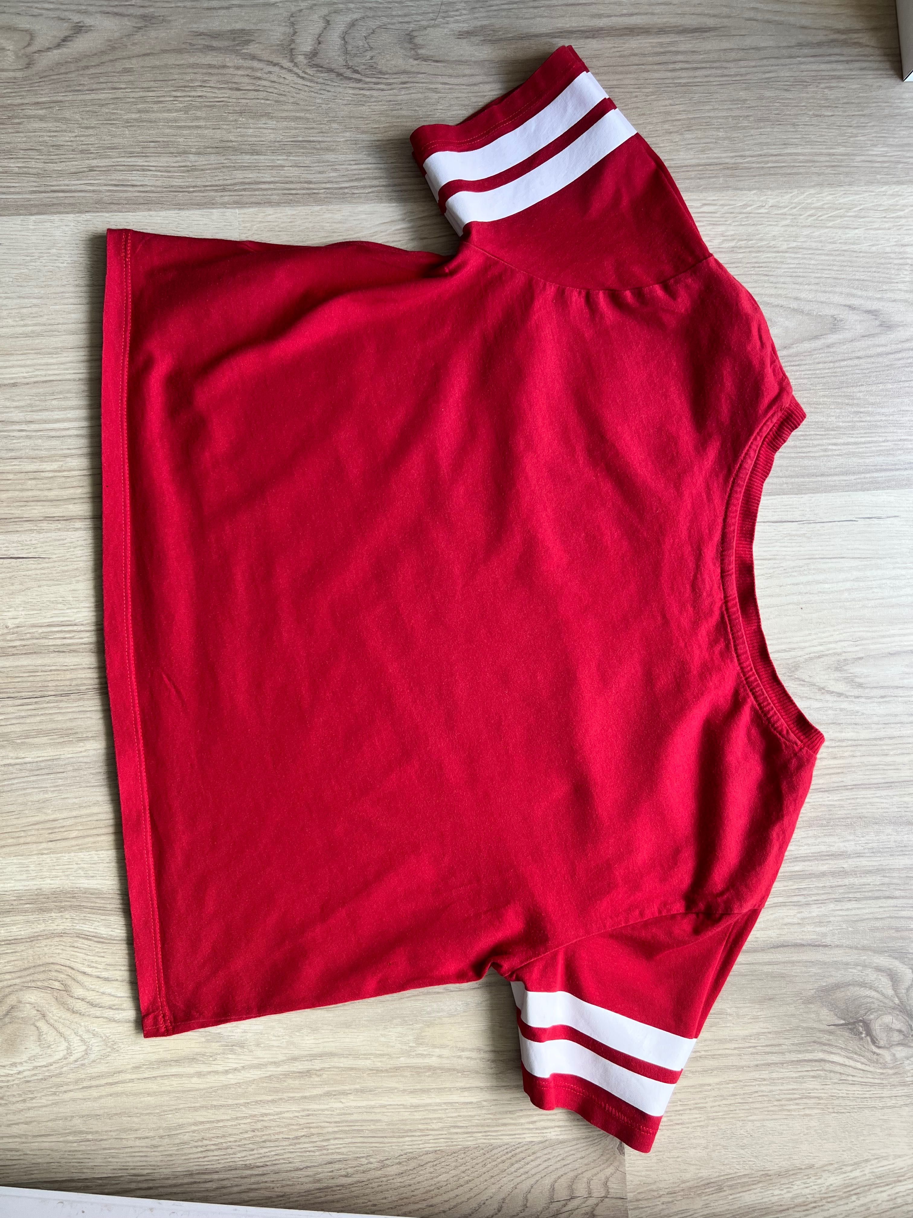 Czerwony tshirt Divided H&M
