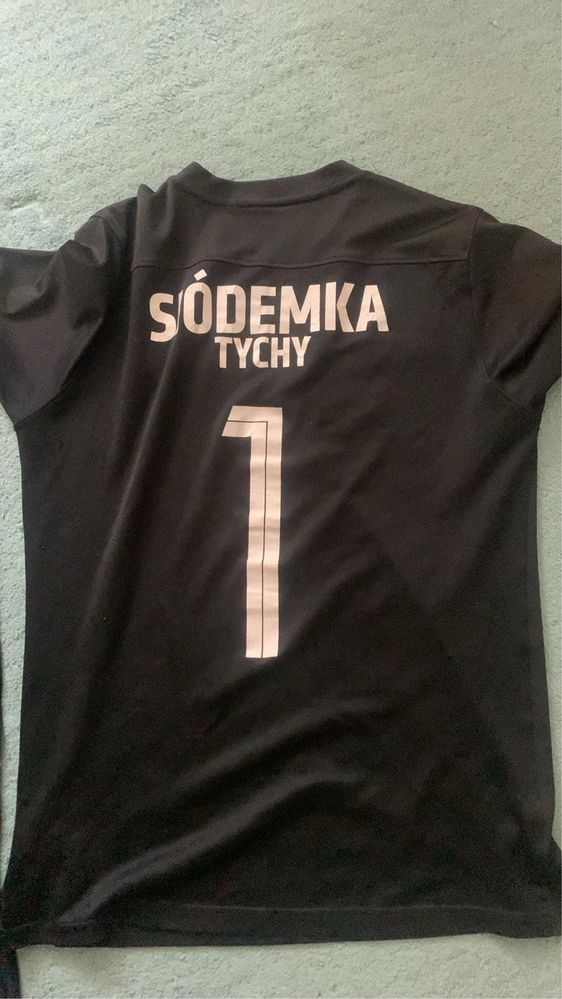 Siódemka Tychy strój piłkarski Nike czarny