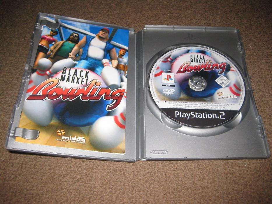 Jogo "Black Market Bowling" para a Playstation 2/Completo!