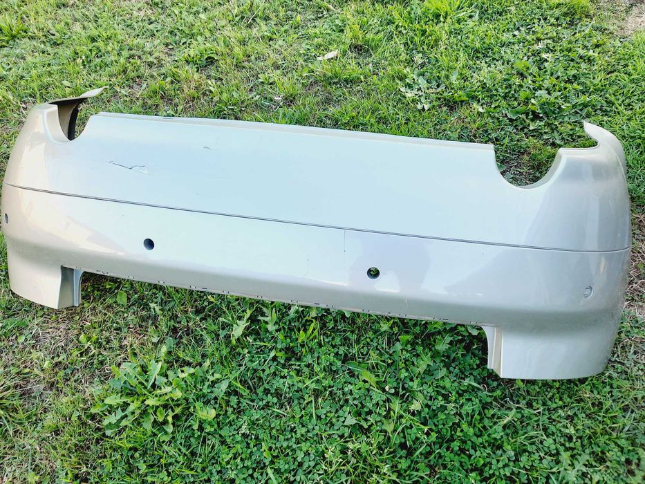 LY1X Audi A4 B6 sedan zderzak tył na 2 rury wydechowe V6 PDC