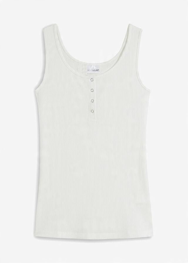 B.P.C top w prążek śmietankowy r.40/42