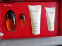Zestaw  perfumy, balsam i żel  Calvin obsession Klein