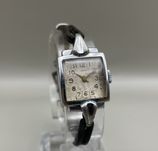 Zegarek vintage Zaria w kolorze srebrnym – niesprawny, do serwisu