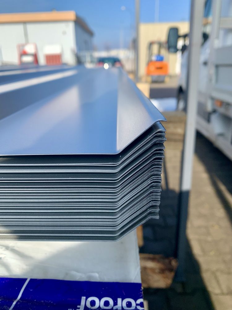 Blacha Trapezowa T18 grubość : 0,60 mm srebrna