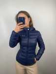 Жіноча куртка пуховик мікропуховик з капюшоном emporio armani ea7