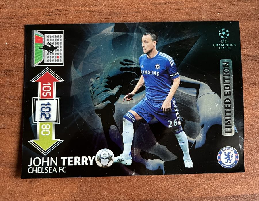 Karta limited edition John Terry uefa champions league 12/13
