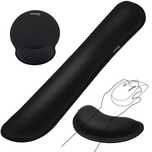 Zestaw Ergonomicznych Żelowych Podkładek Strado - 3 Sztuki (Czarny)