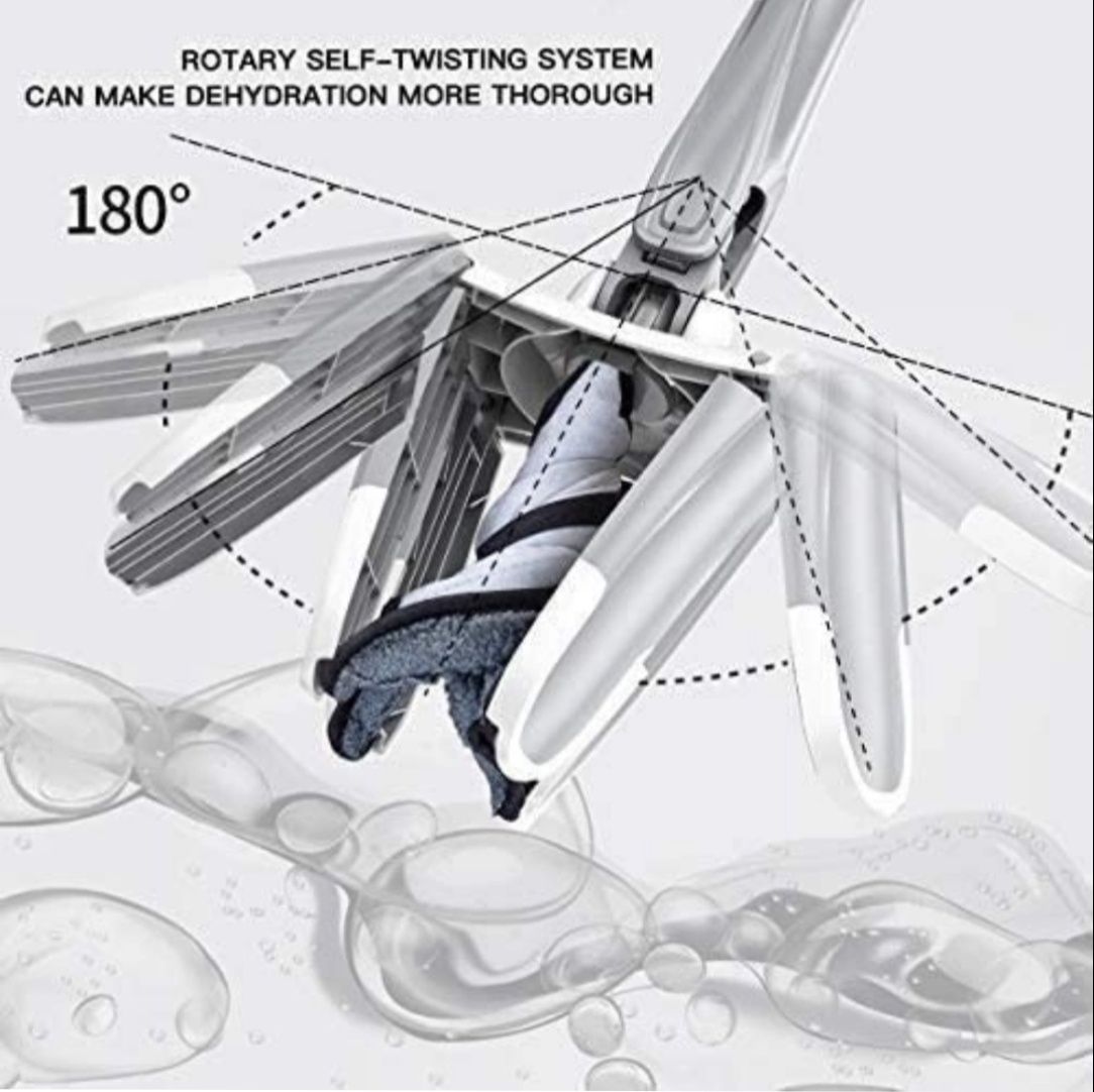 Швабра с автоматическим отжимом для мытья полов Apex Mop X-форма