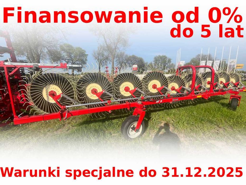 Zgrabiarka gwiazdowa Enorossi RT/9 INLINE RAKE  - FINANSOWANIE !
