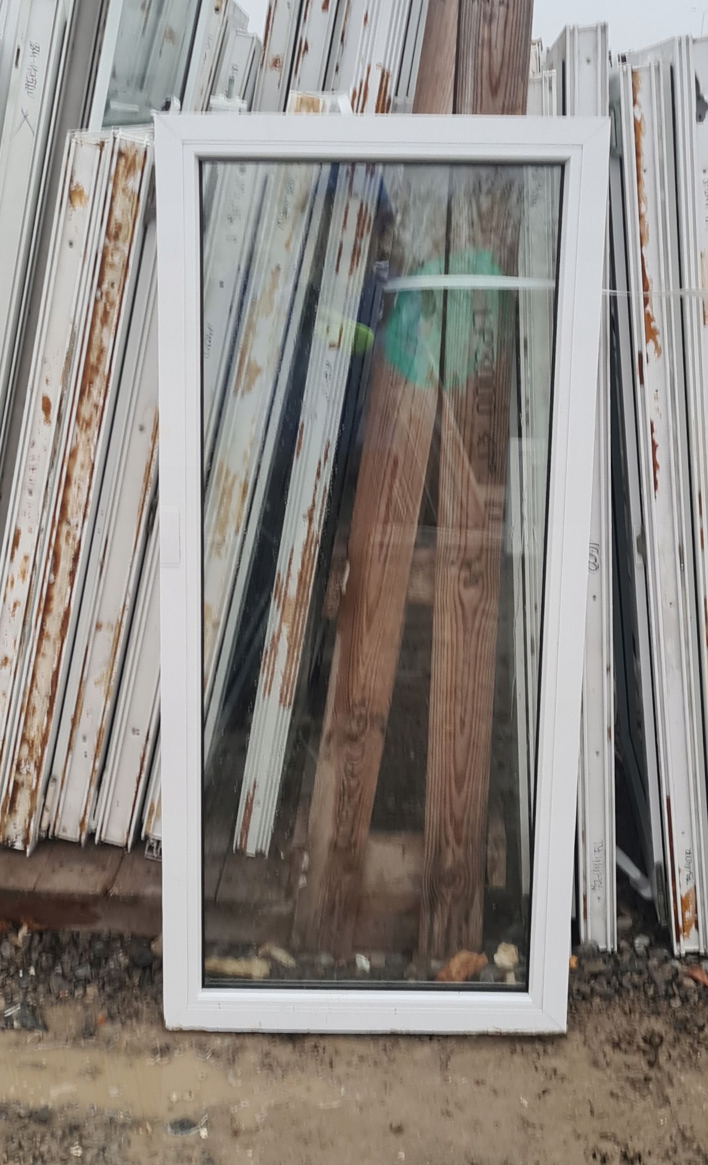 OKNA KacprzaK Witryna 61x132 FIX Używany PCV Lider Okna OLX
