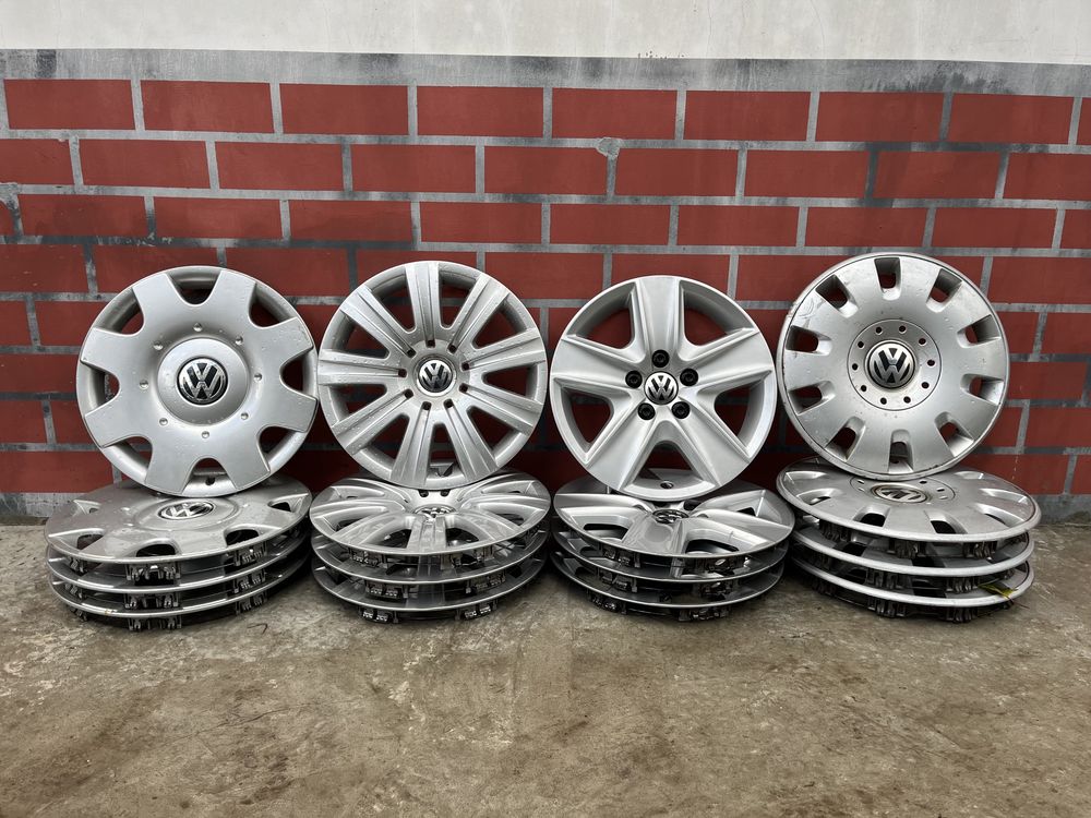 Оригинальные колпаки Volkswagen Passat Golf Jetta caddy touran r15 r16