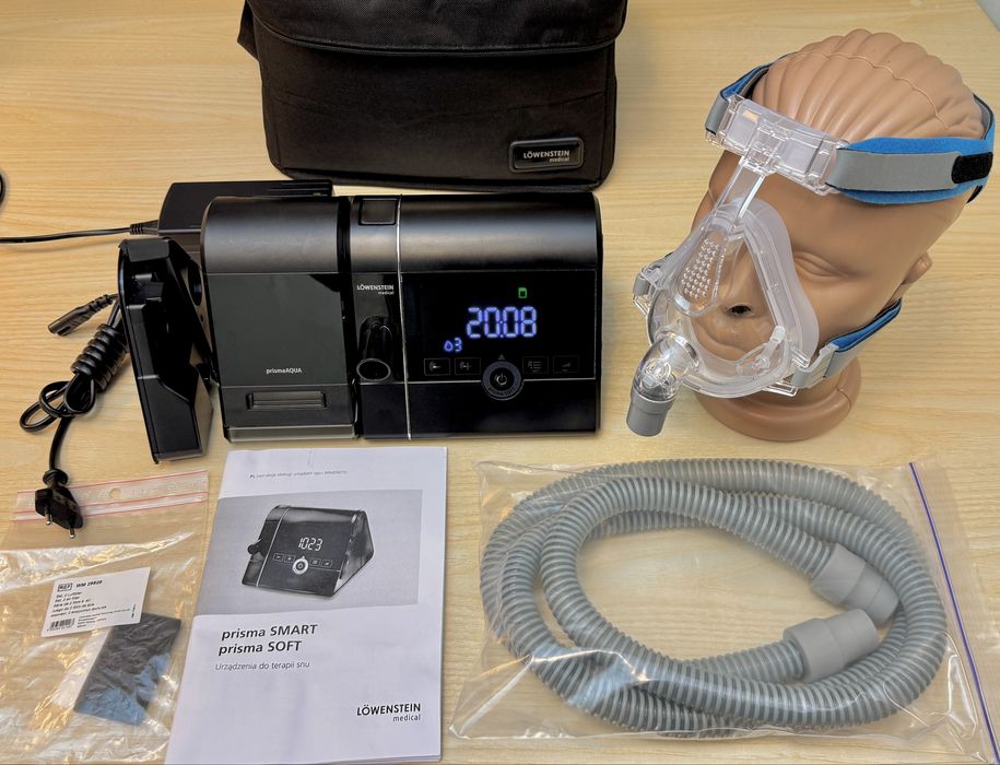 Сіпап апарат Lowenstein Prisma SOFT, 804 години роботи, храп, апноє