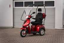 Bili Bike Shino Skuter elektryczny z dachem, pojazd dla seniora SHINO G4 BILI BIKE