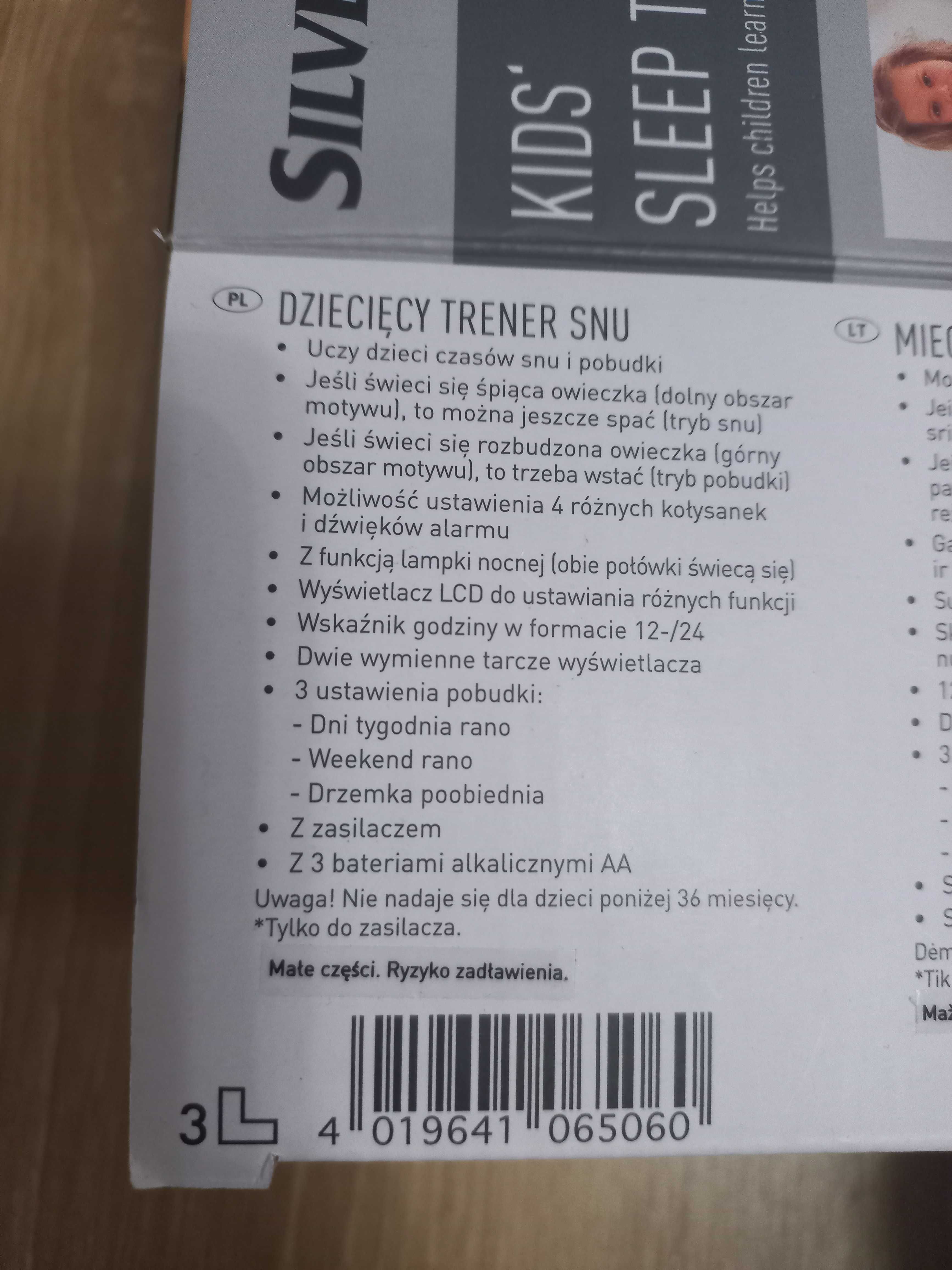 Dziecięca lampka nocna/ trener snu