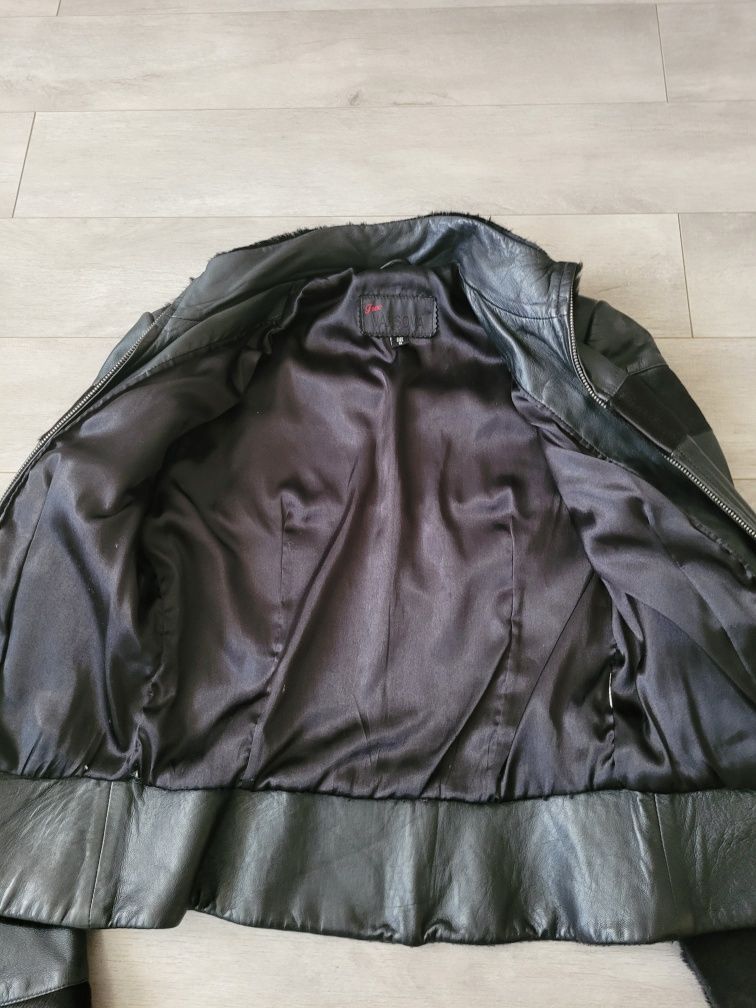 Куртка кожаная размер М