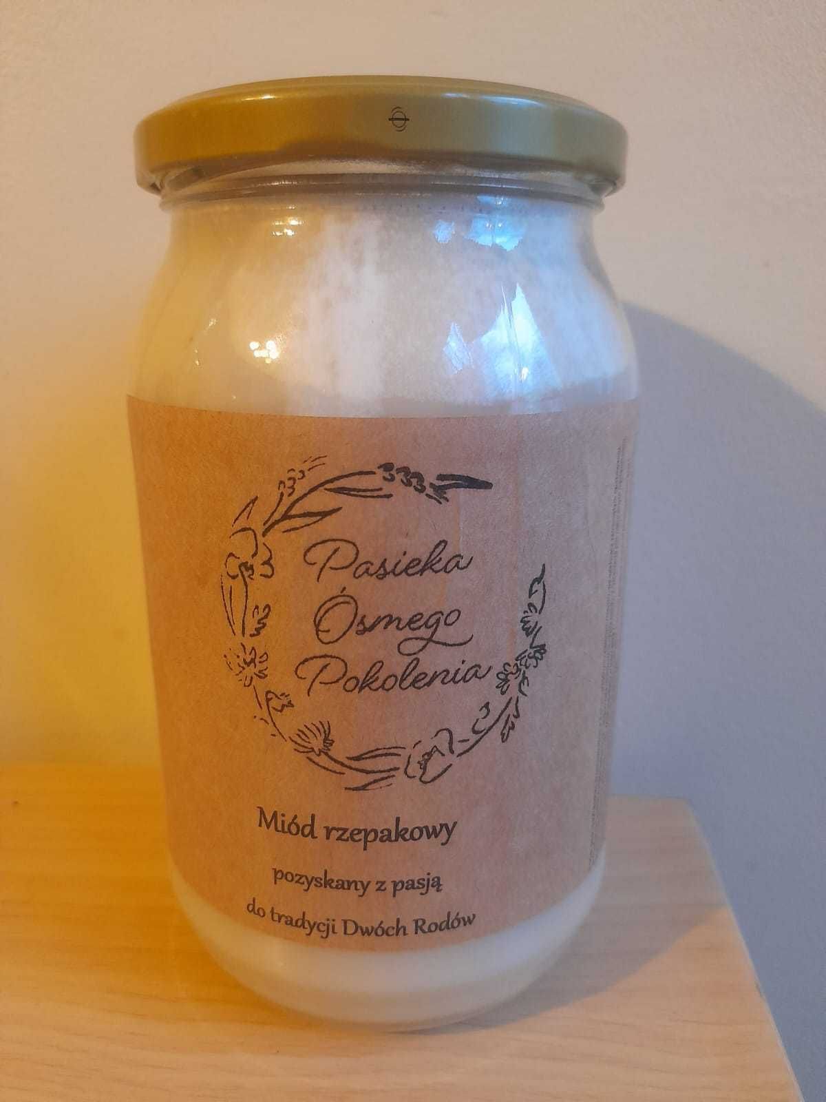 Miód rzepakowy prosto z naszej pasieki! Naturalny, aromatyczny, zdrowy