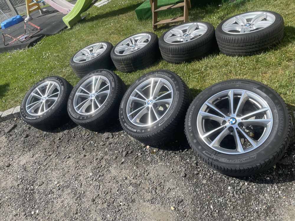 Koła alufelgi 17” (Bmw g30 g31) + opony Michelin alpin 5