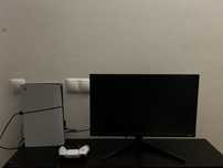 Ps5 Slim + Monitor Samsung Full HD - ambos semi-novos