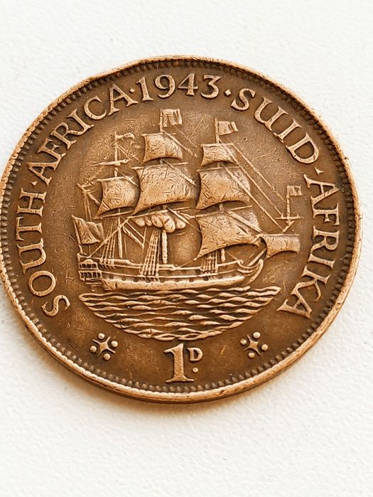 Парусник.Англія 1/2 пенни, королева Єлизавета, монети для декора оптом