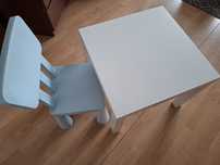 Zestaw IKEA stolik dziecięcy z krzesełkiem