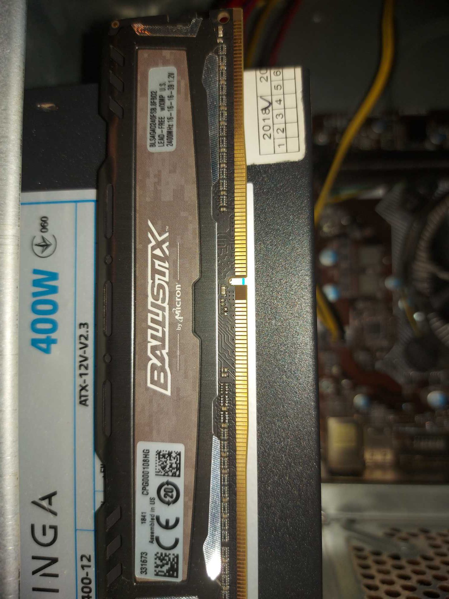 Оперативная память ddr4 Crucial Ballistix Sport LT Gray 4GB