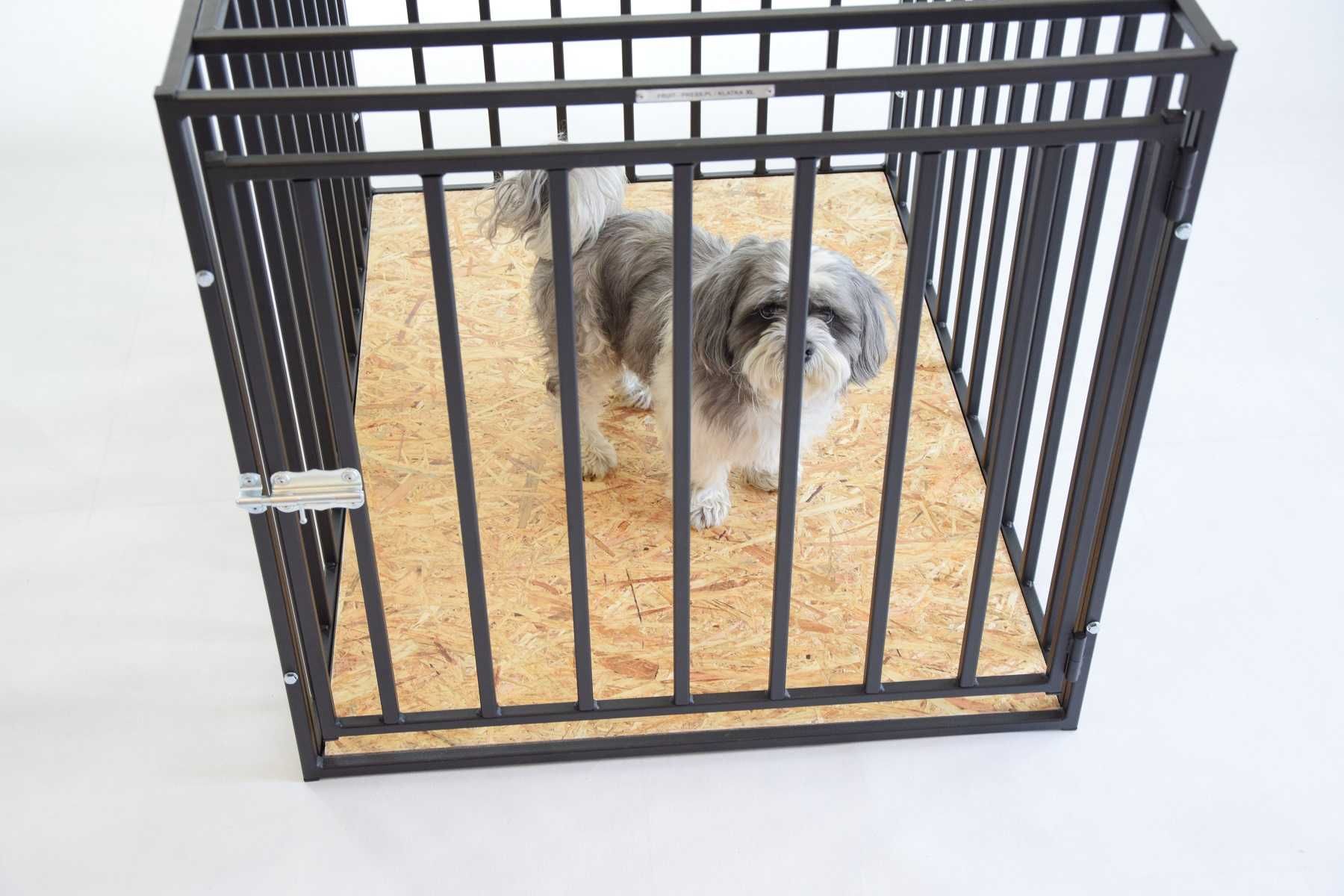 Klatka dla psa Owczarek niemiecki kennelowa wytrzymała skł. czarna XL