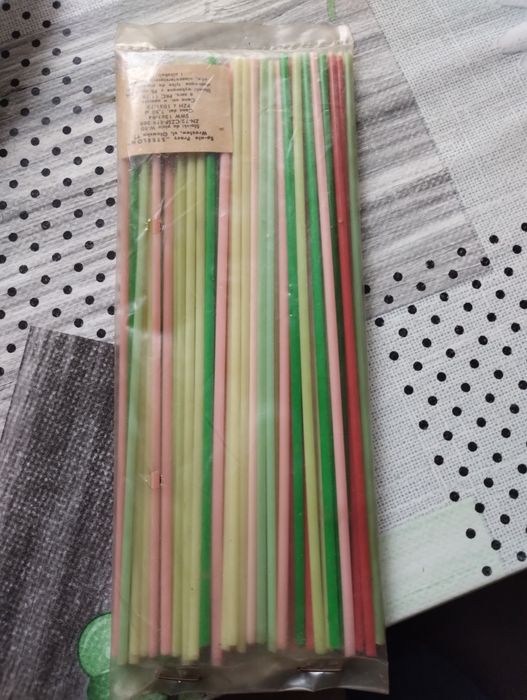 Rurki plastikowe PRL 1978 rok dwa opakowania NOWE