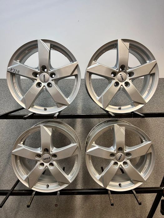 4 FELGI ALU. FORD S-MAX, GALAXY, KUGA, MONDEO, FOCUS, VOLVO V40, S40, V60, S80, V70,  RENAULR LAGUNA, MEGANE, GRAND SCENIC, ESPACE 17&#039;&#039;  7J ET40,5  RIAL: F01 KK707