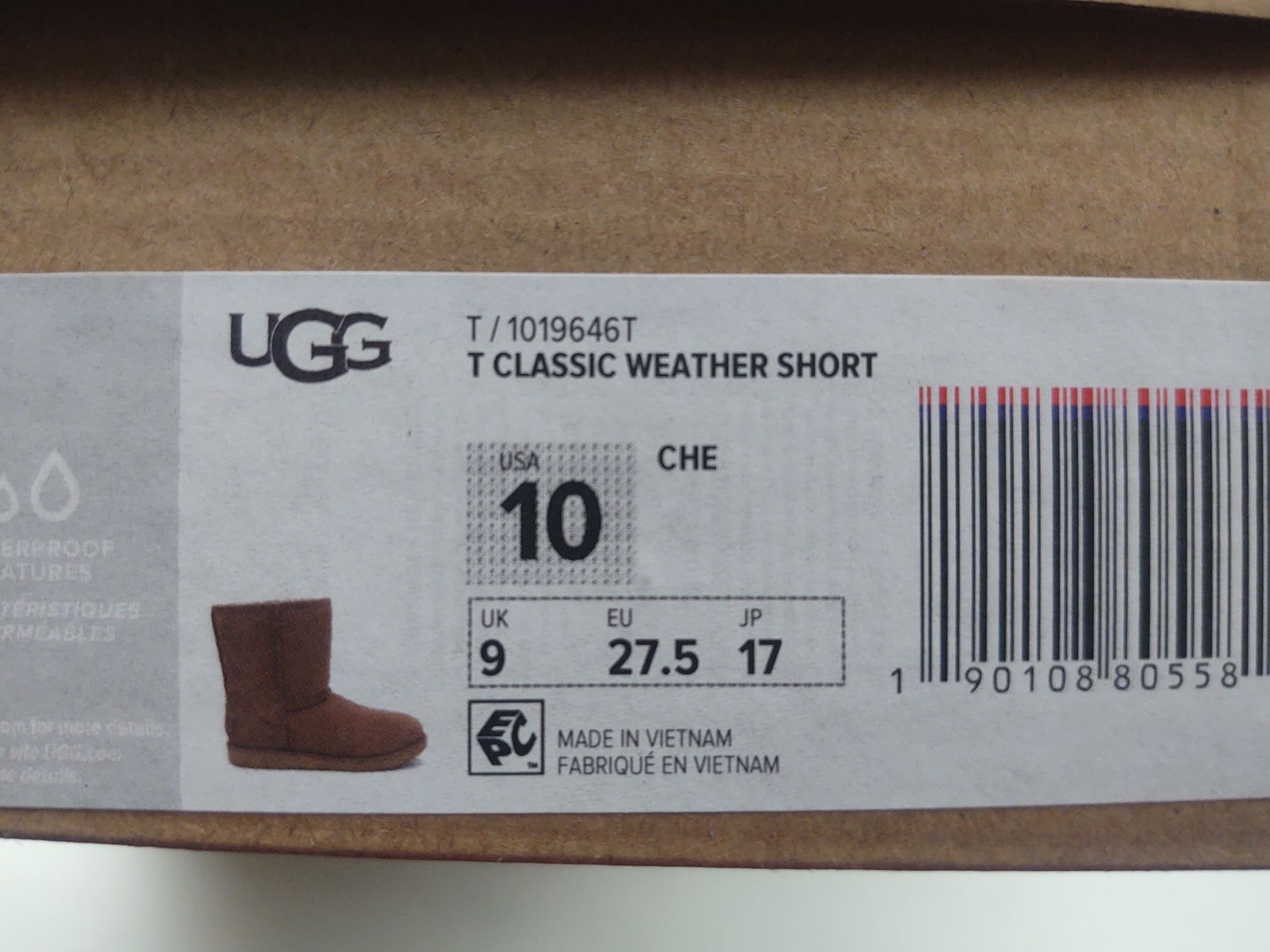 Ugg оригінал 17 см 27,5 розмір