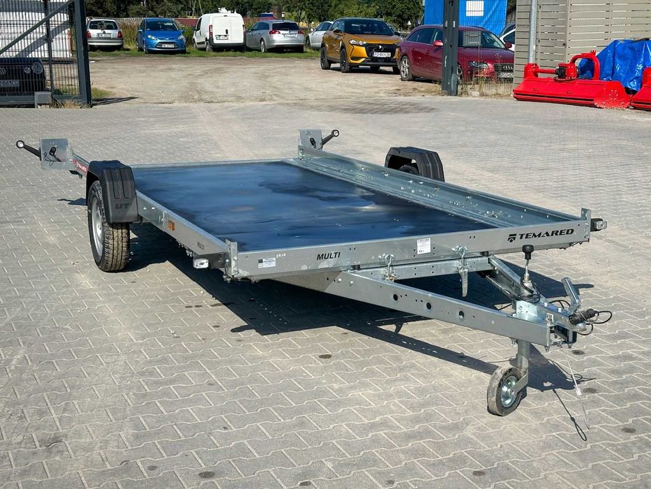 Przyczepa platforma 401x184 cm TEMARED Mulitransporter 4018 dmc 750kg