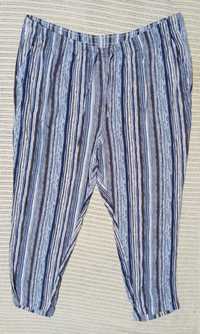 Женские летние брюки,штаны на резинке-54 размер