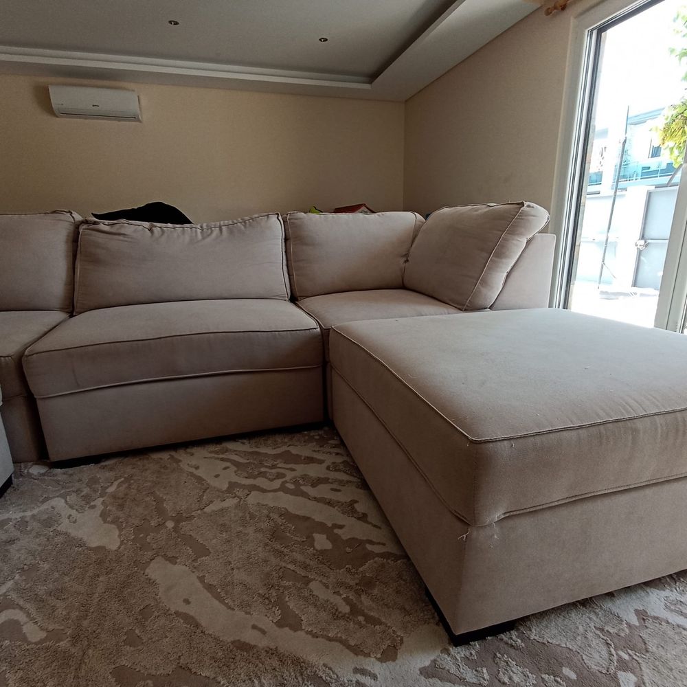 Sofa modular bege