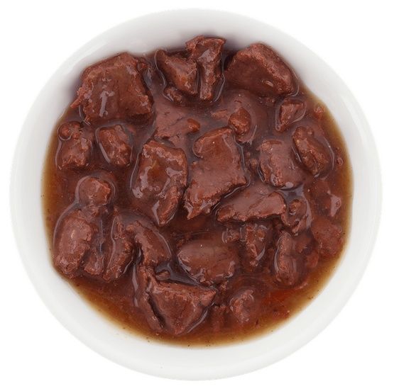 Karma dla kotów bez cukru i zbóż - Pawsome z wołowiną w sosie 85g