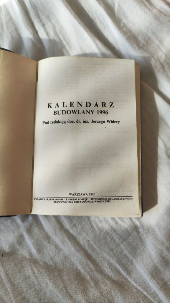 Kalendarz Budowlany 1996 Kolekcjonerski
