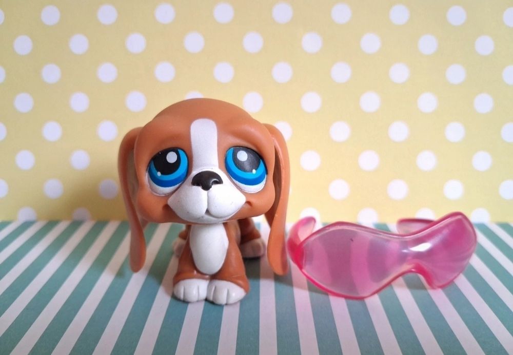 Littlest Pet Shop LPS unikatowy pies Basset #222