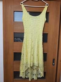 Sukienka żółta, rozmiar S