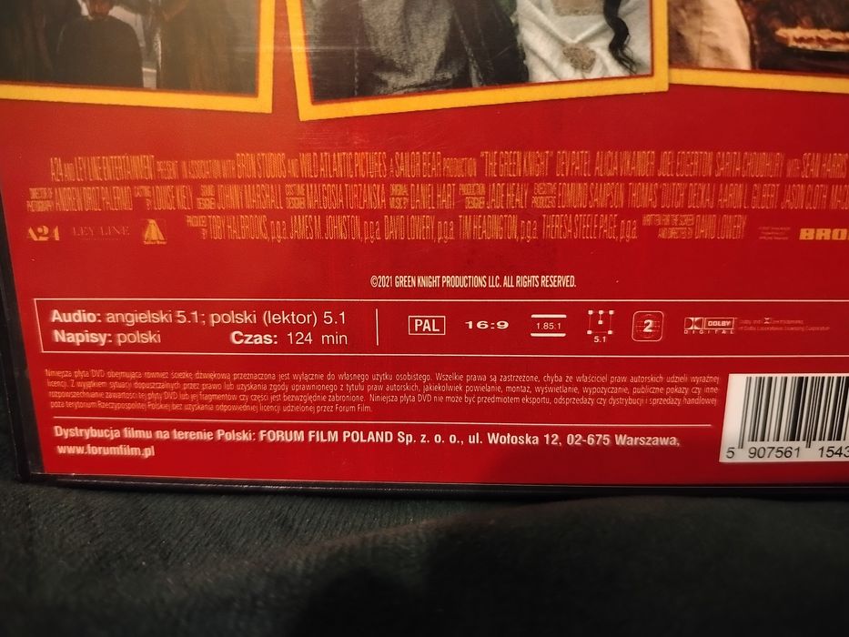 Zielony Rycerz The Green Knight DVD