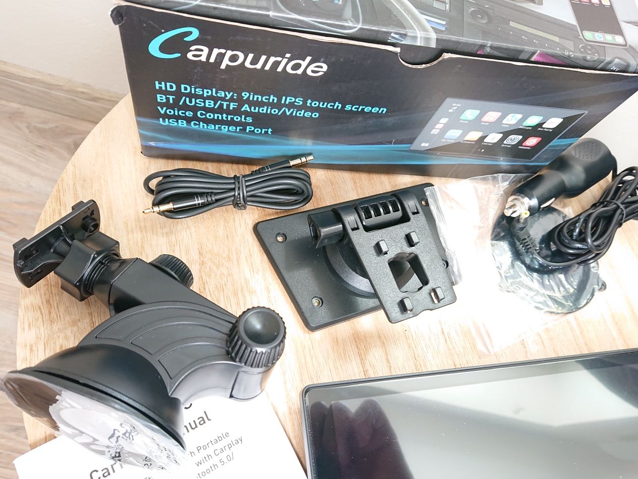 Ekran samochodowy na deskę rozdzielczą dotykowy CarPlay Carpuride 2022