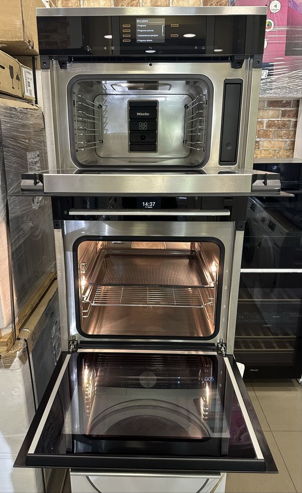 Комплект Miele:Духова шафа-пароварка DGC 6660 + пароварка-НВЧ DGM 6600