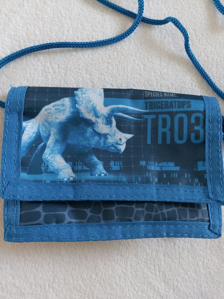 Portfel dla chłopca portfel /torebka z dinozaurem